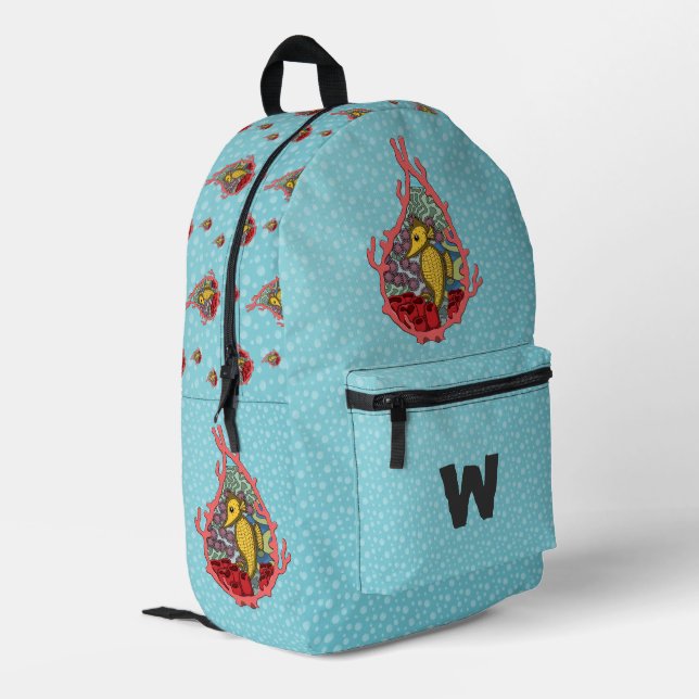 Mochila Impresa Tanga el Caballito de Mar (Esquina izquierda trasera)