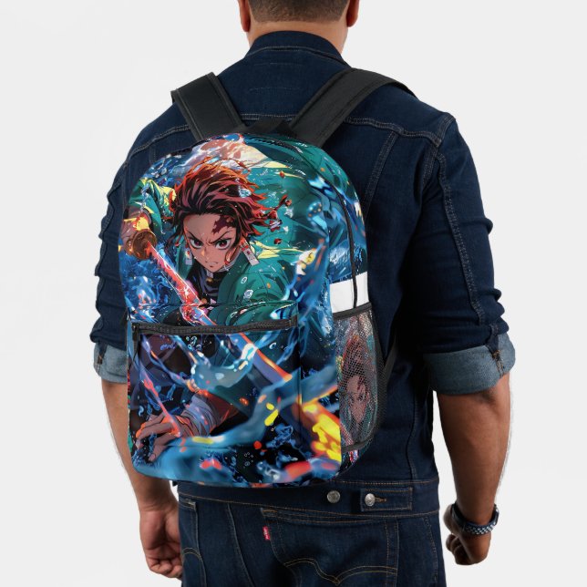 Mochila Impresa Tanjiro, el mejor anime japonés (Insitu (Modelo))