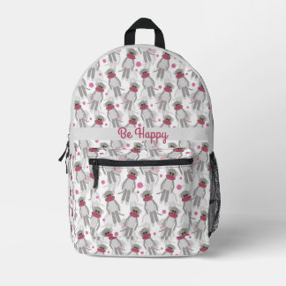 Mochila Impresa Tantos monos Mueren El Patrón De Los Niños