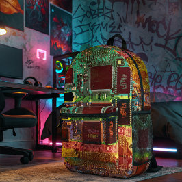 Mochila Impresa Tarjeta de circuito impreso Geek & Glitch nombre r