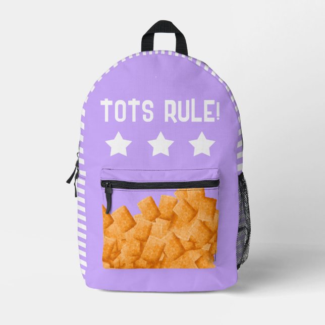 Mochila impresa Tater Tot Lover (Anverso)
