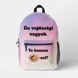 Mochila Impresa Te honnan SZÁRMA-zol? hátitáska
