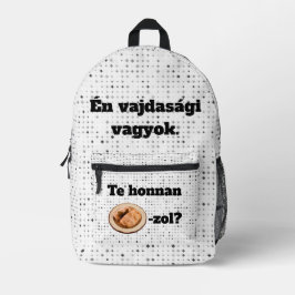 Mochila Impresa Te honnan SZÁRMA-zol? hátitáska