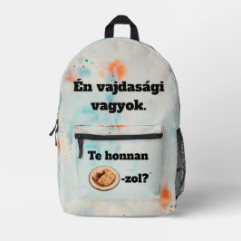 Mochila Impresa Te honnan SZÁRMA-zol? hátitáska