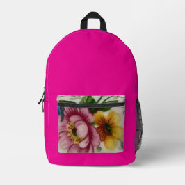 Mochila Impresa Tea Cup Floral Bouquet 
