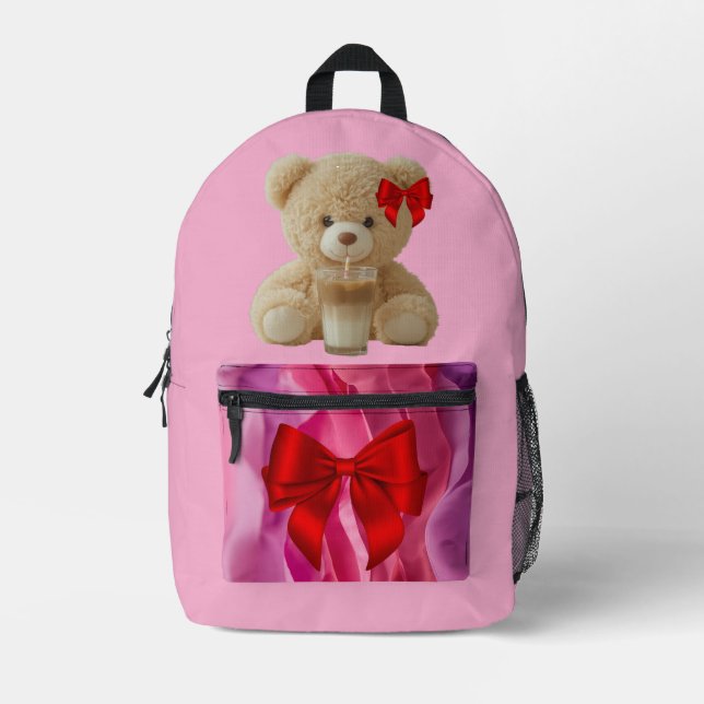 Mochila Impresa Teddy Bear Cold Brew  (Anverso)