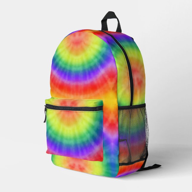 Mochila Impresa Tejido de arcoiris (Esquina derecha trasera )