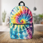 Mochila Impresa Tejido de arcoiris<br><div class="desc">Mochila coloreada de tinte arcoiris</div>