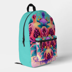 Mochila Impresa Tema de la fruta granada
