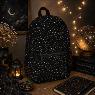 Mochila Impresa Tema de Luna Celestial
