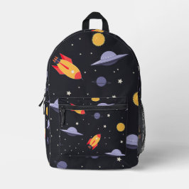 Mochila Impresa Tema espacial