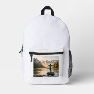 Mochila Impresa Tengo alegría como un río