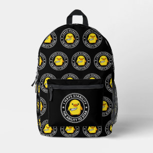 Mochila Impresa Tengo La Estabilidad De Apuñalar Graciosamente