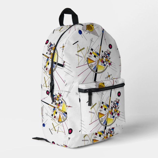 Mochila Impresa Tensión Delicada #85 - Kandinsky (Esquina izquierda trasera)