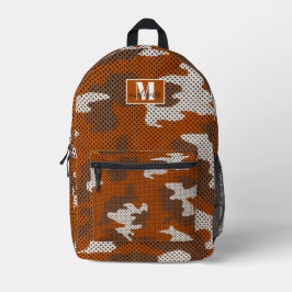 Mochila Impresa Texas at Austin Burnt Orange & White Camo