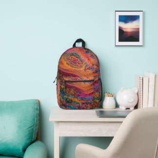 Mochila Impresa Textil único