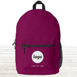 Mochila Impresa Texto de logotipo simple promoción de negocios Mag<br><div class="desc">Añade tu propio logotipo y elección de texto a este diseño. Eliminar el texto si lo prefiere. Minimalista y profesional. Ideal para un producto promocional para sus clientes y clientes. Para ver otras versiones,  vea la colección.</div>