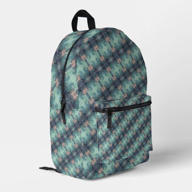 Mochila Impresa Textura #11 de la obra Nuit (Esquina izquierda trasera)