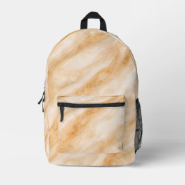 Mochila Impresa Textura de mármol de batido de vainilla