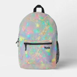 Mochila Impresa textura inspirada en opal