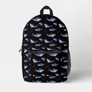 Mochila Impresa Tiburones