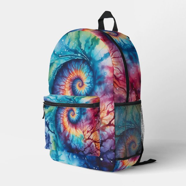 Mochila Impresa Tie Dye (Esquina derecha trasera )