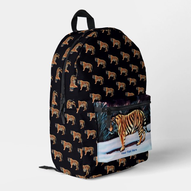 Mochila Impresa Tigre Siberiano  (Esquina izquierda trasera)