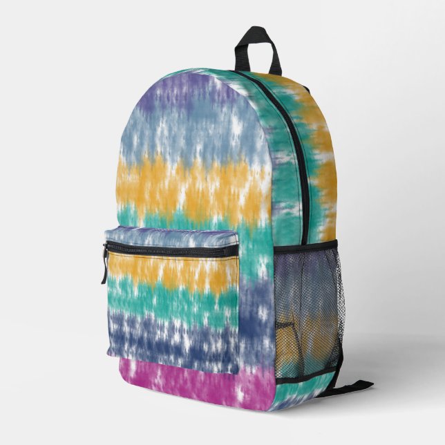 Mochila Impresa Tinte atado (Esquina derecha trasera )