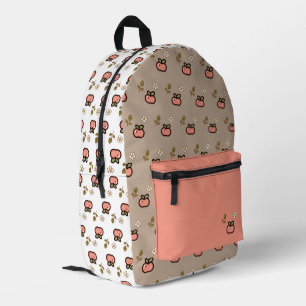 Mochila Impresa Tiny latte pink apple harvest 