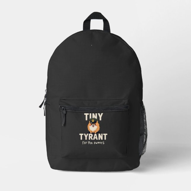 Mochila Impresa Tirano diminuto (Anverso)