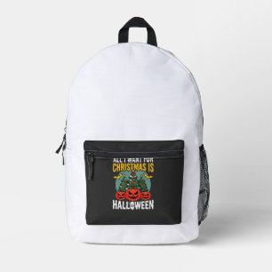 Mochila Impresa Todo lo que quiero para Navidad es diseño de Hallo