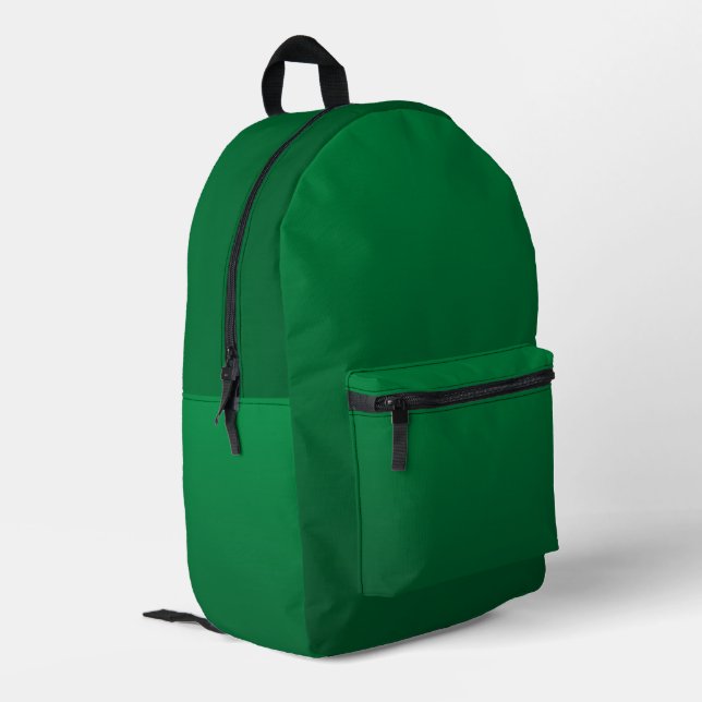 Mochila Impresa Tonos de gradiente sutil verde bosque (Esquina izquierda trasera)