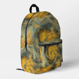 Mochila Impresa Torbellino Giratorio Abstracto 