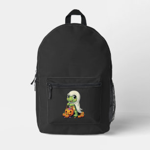 Mochila Impresa Tortuga fantasma de Halloween linda con dulces (4)
