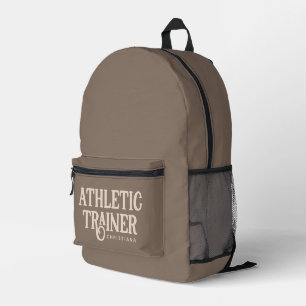 Mochila Impresa Trainer atlético de nombre personalizado