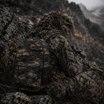 Traje Ghillie Patrón Terreno Rocoso
