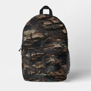 Mochila Impresa Traje Ghillie Patrón Terreno Rocoso