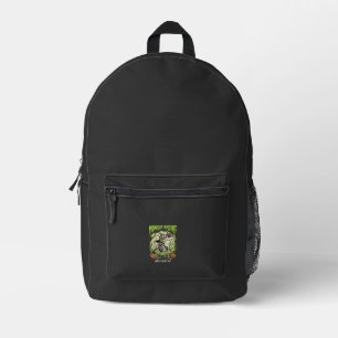 Mochila Impresa Travesuras de jinete de huesos de Halloween