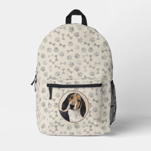 Mochila Impresa Treeing Walker Coonhound Painting - Arte original