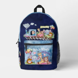 Mochila Impresa Tren Choo Choo