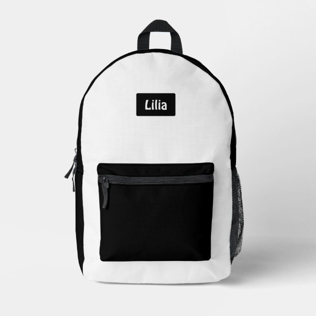 Mochila Impresa Trendy Two-Tone School Style with Personalization (Anverso)