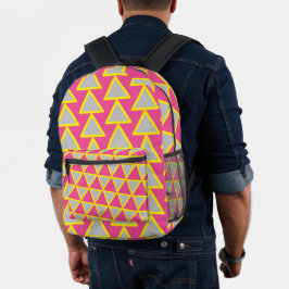 Mochila Impresa Triángulos