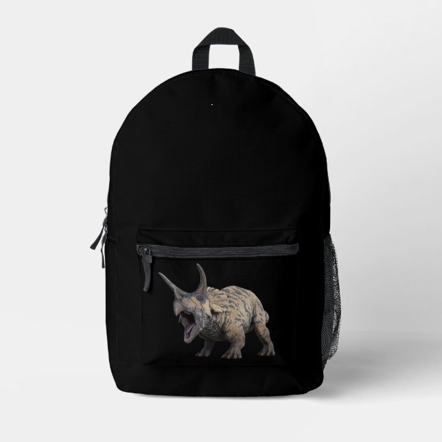 Mochila Impresa Triceratops (Anverso)