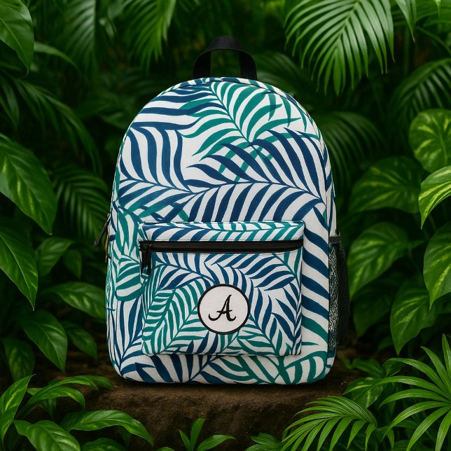 Mochila Impresa Tropical Palm Leaves Seamless Pattern (Subido por el creador)