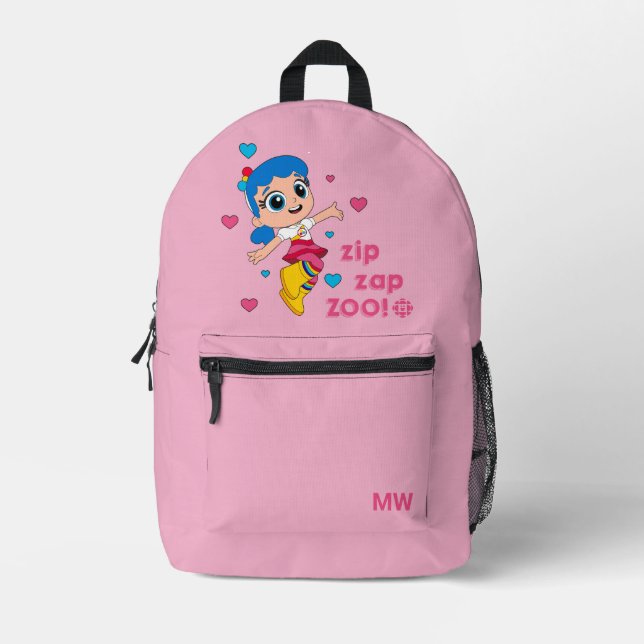 Mochila Impresa True: Zoológico Zip Zap (Anverso)