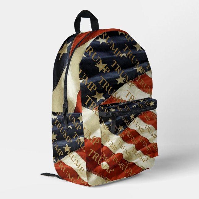 MOCHILA IMPRESA TRUMP (Esquina izquierda trasera)