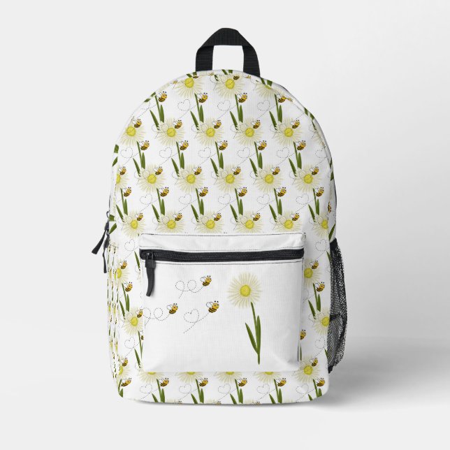 Mochila Impresa Two little and cute bees (Anverso)