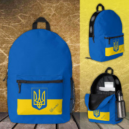 Mochila Impresa Ucrania, mochila, bandera ucraniana, Tryzub / Pers