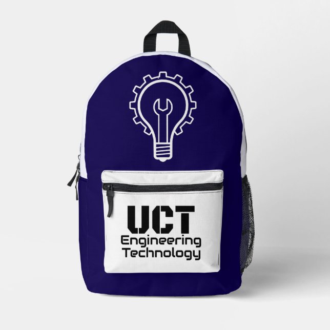 MOCHILA IMPRESA UCT_ENGINEERING PRINTED BACKPACK (Anverso)