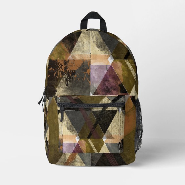 Mochila Impresa Un diseño abstracto moderno (Anverso)